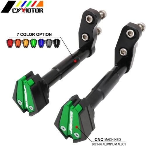 Motorcycle CNC Falling Protection Frame Slider Guard Anti Crash Pad Protector For KAWASAKI Z250 Z300 2013 2014 2015 2016