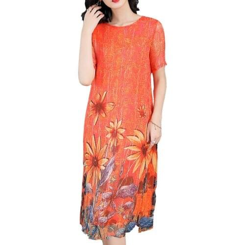 Women Vintage Maxi Dresses 2019 Ladies Party Long Sexy Floral Printed Dresses A-line Bohemian Elegant Casual O-Neck Dresses L172