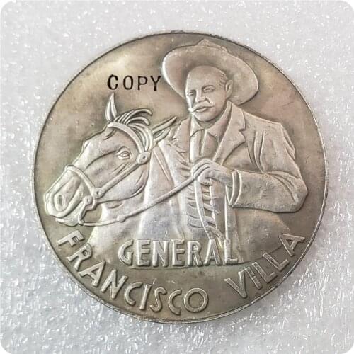 1960 "General Francisco Villa" Medallic 50 Pesos Copy