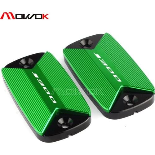 Motorcycle Accessories Fits For KAWASAKI J300 2014-2020 2019 2018 Aluminum Brake fluid reservoir cap covers