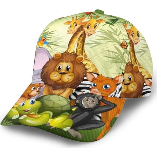Cute Animals In Bamboo Forest Baseball Cap women men snapback caps Classic Style hat Casual Sport Outdoor cap