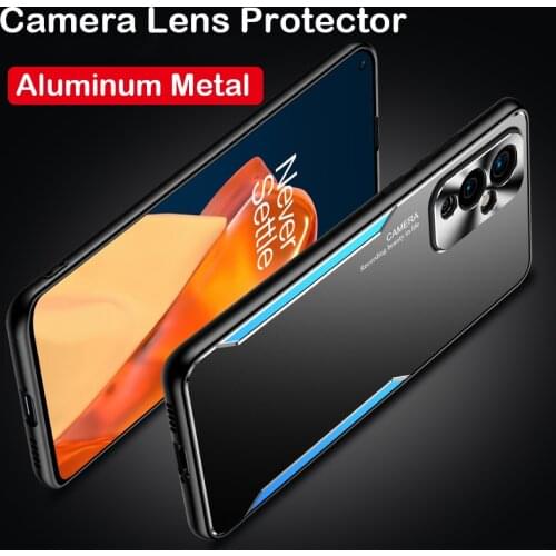 Aluminum Metal Case For Oneplus 9 Pro Coque Shockproof Rugged Armor Camera Lens Protector Cover For One plus 9 Phone Case Luxury