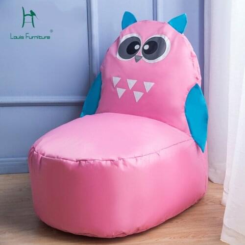 Louis Fashion Bean Bag Sofas Modern Cartoon Creative Balcony Without Demolition Cloth Lazy Tatami