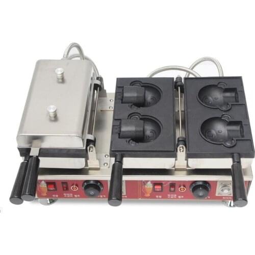 Free shipping Electric ice cream Bear shaped Cone Maker Little bear Taiyaki machine