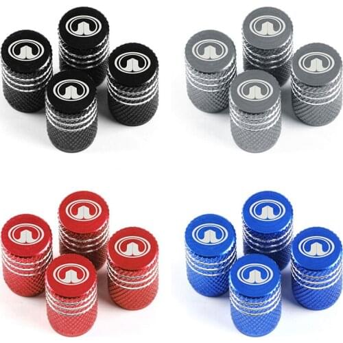 4pcs New Colorful Aluminum Car Wheel Tire Valves cover Tyre Air Caps case For Great Wall Haval Hover H3 H5 Car Styling
