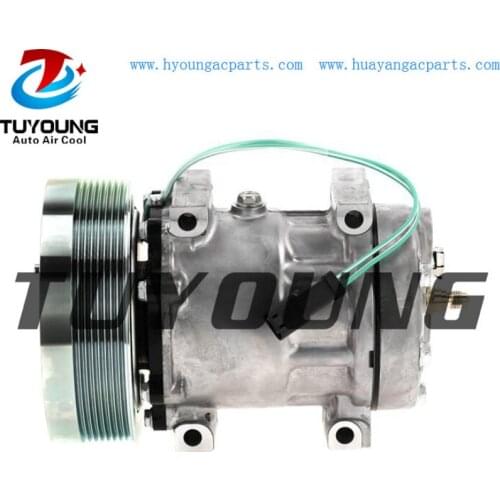 SD7H15 Auto A/C Compressor for CATERPILLAR Case IH New Holland Tractor 183-5106 1835106 Sanden 4302 4840 58798 5318 75R-81134