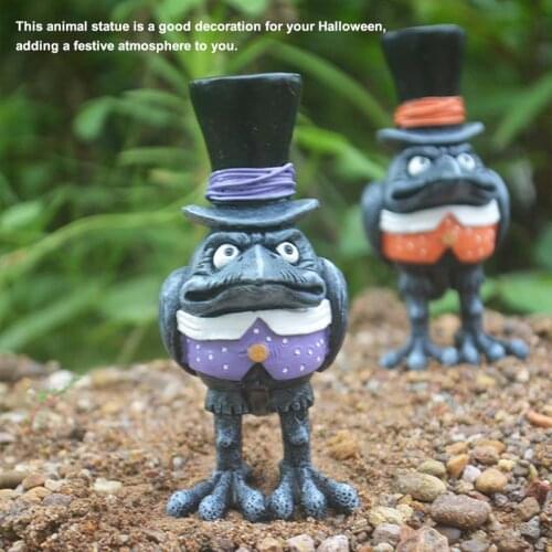 Desktop Ornament Halloween Craft Decoration Resin Animal Shape Garden Statue Ornament Halloween Decorations