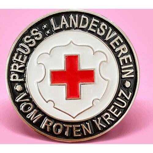 German Prussian State Association of the Red Cross Honor Enamel Brooch Pins Badge Lapel Pins Brooches Jewelry Accessories Gifts
