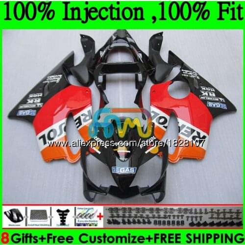OEM For HONDA CBR600 FS CBR 600F4i Repsol orange 600 F4i 04 05 06 07 141BS.5 CBR600 F4i CBR600F4i 2004 2005 2006 2007 Fairings