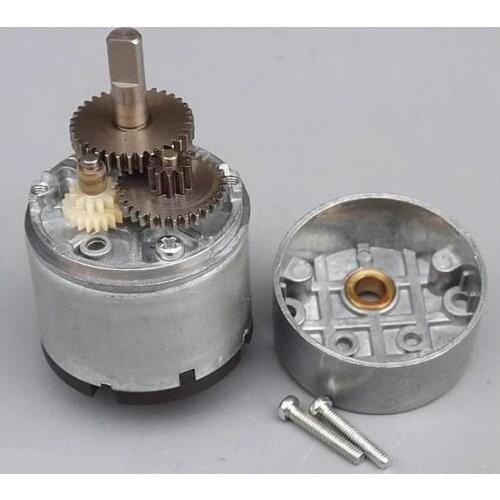 Official iSmaring 33GB-520 DC Motor,12V/350rpm High Speed, metal gear motor for RC smart tank car, Robot etc