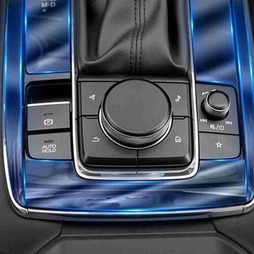 Suitable For 20-21 Models Of 3 Angkesaila CX5 Atez Central Control Panel Film Cx30 Gear Interior Film Transparent Sticker