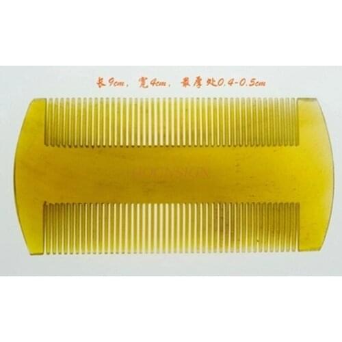 Dandruff Comb Natural Lambskin Comb Tweezers Combs Dense Teeth Double Row Encryption To Dandruff Anti Static Head Massage Sale