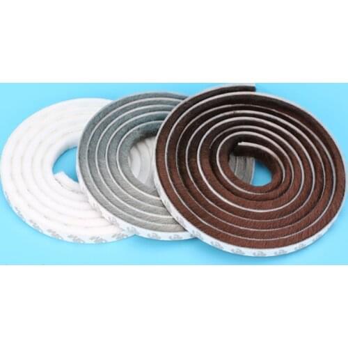 9mm x 23mm door window weather wind seal brush self adhesive weather strip