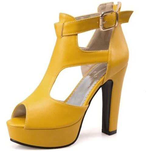 Big Size 11 12 13 14 15 16 17 18 19 ladies summer platform sandals women shoes woman Belt buckle fishmouth lady sandals