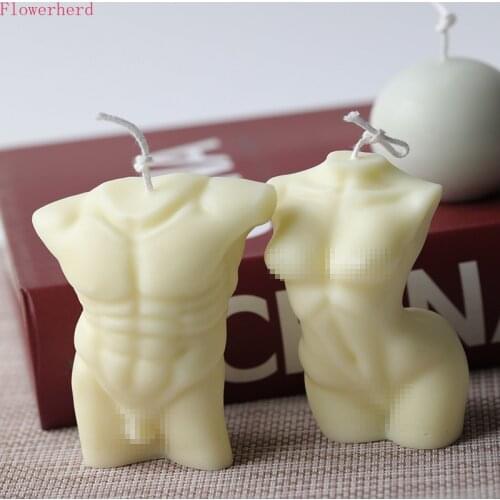 High Quality Human Body Mold Aromatherapy Candle Silicone Mold Candle Making Kit Clay Mold Beeswax Candles Diy Plaster Mold