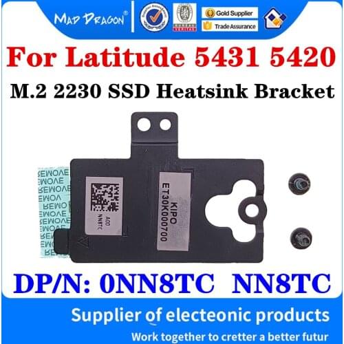 0NN8TC NN8TC M.2 2230 SSD NVME Mounting Storage Card Brackets Heatsink Cover Thermal Plate For Dell Latitude 5431 5420 Laptop