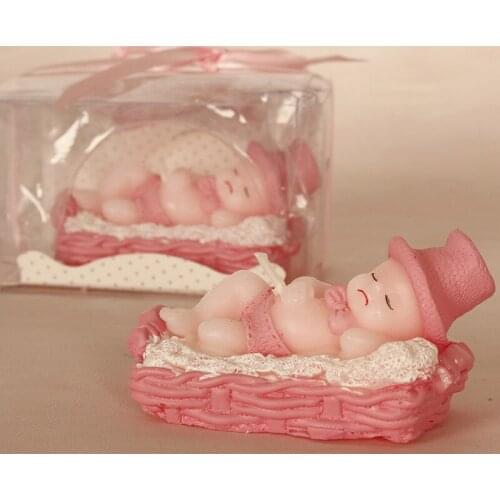 10 wedding gifts and baby shower birthday party cradle boy candle souvenir decoration