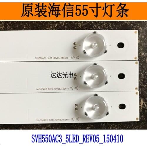 10Pieces/lot FOR Hisense SVH550AC3_5LED_REV05_150410 Hisense 55 inches 5LED 100%NEW 58.2CM