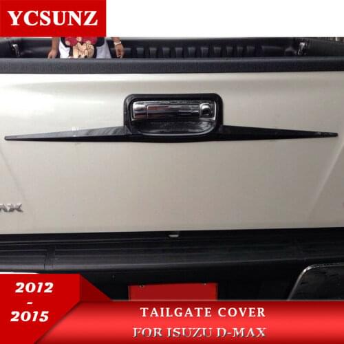 2012-2015 ABS Tailgate Cover For Isuzu d-max dmax 2012 2013 2014 2015 Accessories Rear Gate Handle Car Styling Exterior Parts