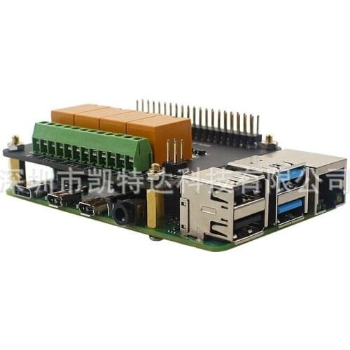 4 Channel Relay HAT Board for Raspberry Pi 4B / 3B+ / 3B Expansion Board 4 Way Control Relay Module for DIY Smart Home