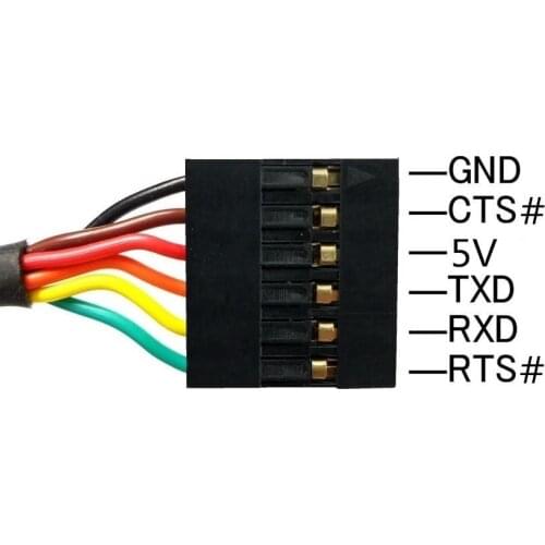 6 Pin FTDI FT232RL FT232 Module For Arduino USB to TTL UART Serial Wire Adapter RS232 Download Cable Module Minnowboard Max