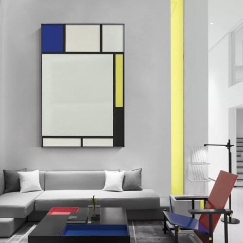 Abstract Pop colorful Creative geometric Canvas Painting posters and print Minimalist Art Wall Pictures for Living Room Bedroom