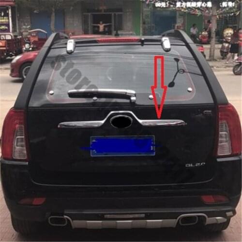 For KIA Sportage 2007-2012 Car styling ABS CHROME TAILGATE BOOT REAR DOOR GRAB HANDLE TRIM COVER Car styling