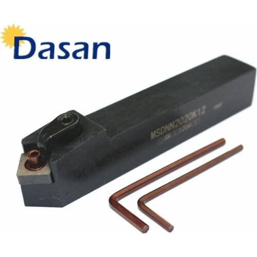 MSDNN2020K12 1pcs alloy steel Turning tool Tool holder outside turning knife Tool cutting edge angle 45 use SNMG1204