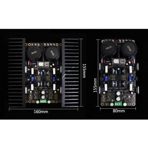A5 ON Semiconductor Transistor 150W+150W dual channel power amplifier board/amplifier kit