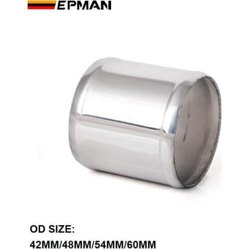 EPMAN Straight Aluminum Intercooler Intake Turbo Pipe OD 42mm/48mm/54mm/60mm L=76mm