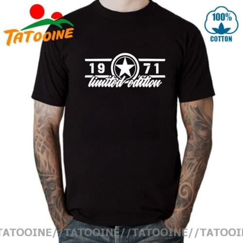 Tatooine Summer New Limited Edition 1971 T Shirt Men Cotton O-neck Short Sleeve 1971 Birthday Gift Tee Tops Born in 1971 T-shirt