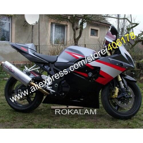 GSXR 600 750 K4 04 05 For Suzuki GSX-R 600 750 2004 2005 Black White Orange Sport Bike Body Kit (Injection Molding)