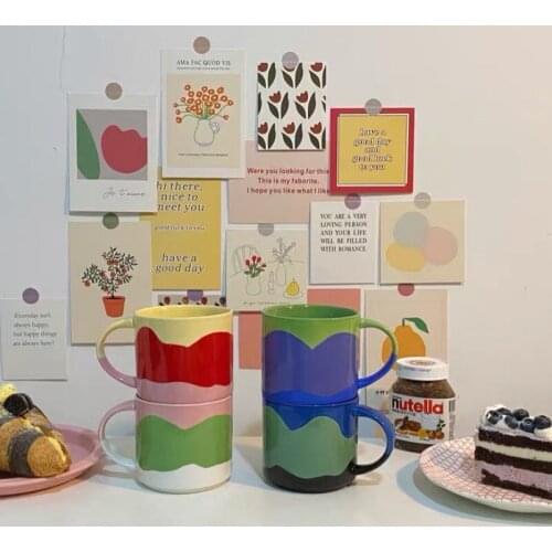 Coffee Mug Milk Cup décorations заварник в кружку Hamster INS Drinkware Tea Cups Set creative Gift Cute Girl Ceramic Cup