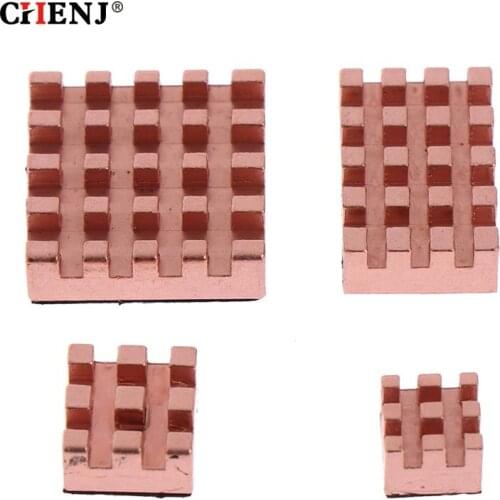4pcs/set Metal Copper Heatsink Passive Cooling Pad Radiator For Raspberry Pi 4B