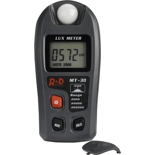 MT-30 Digital Lux Meter 200,000 LCD Electronic Photometer Pocket Mini Light Sensor Luminometer Measure Tester Illuminometer