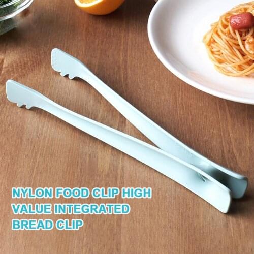 Nylon Salad Steak Barbecue Bread Food Clip Home Kitchen Cooking Baking Clamp Tool Homeware Kitchen kitchen tongs pince barbecue