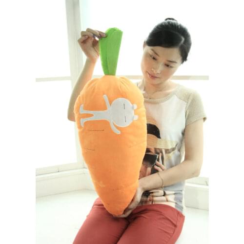 New cute plush carrot toy lovely carrot doll pillow gift about 70cm 0757