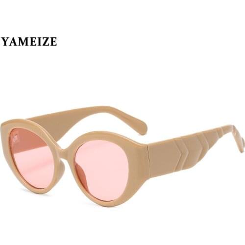 Sexy Retro Cat Eye Sunglasses Women Vintage Brand Designer Cateye Oval Sun Glasses for Female Ladies Glasses Gafas De Sol Mujer