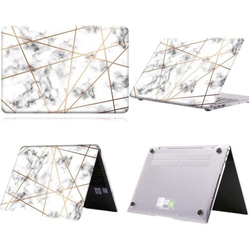 Stripe Marble New Touch Bar Laptop Case For MateBook 13/13 AMD Ryzen/14/D14/D15/X 2020/X Pro/Pro 16.1/Honor MagicBook 14/15
