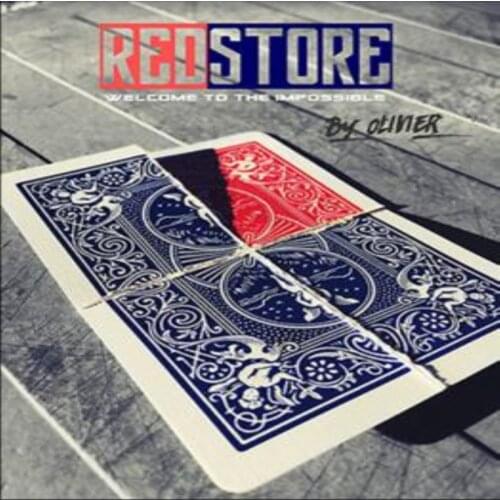 REDSTORE By Olivier Point (DVD+Gimmick),Illusion,Card Magic Tricks,Close Up,Mentalism,Street,Professional For Magician,Joke