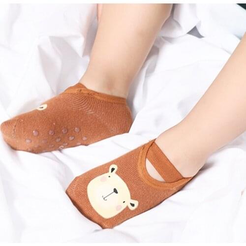 Spring and Autumn New Baby Room Socks Cartoon Dispensing Printing Baby Socks Non-Slip Soft Childrens Toddler Shoes Socks