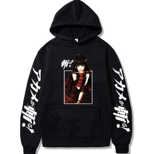 Akame Ga Kill Hot Anime Hoodie Pullover Tops Long Sleeve Hip Hop Man Cloth Manga Harajuku hoodies Unisex couple Y2K Streetwear