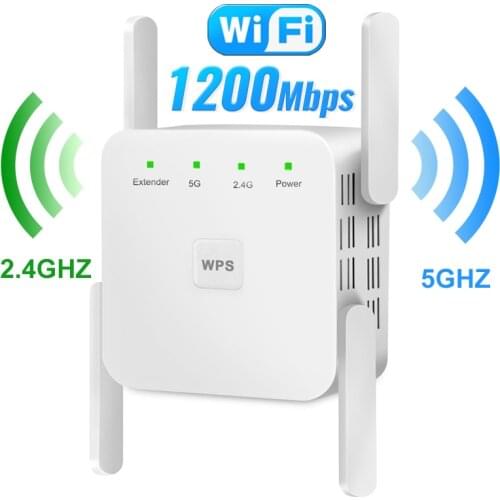 5G WiFi Repeater Wireless Wifi Amplifier Home Wi-fi Signal Booster 2.4G Router Wi Fi Long Range Extender Internet Amplifier