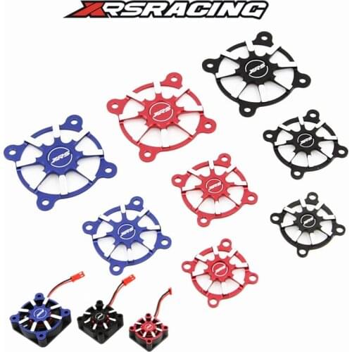 XRS ESC Motor Cooling Fan Heat Sink Radiator Cover Metal Cover 30mm 40mm 4D Protective Cover for RC Model Car