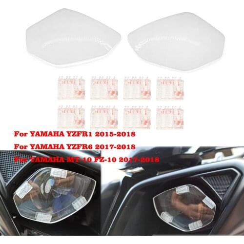 Motorcycle Headlight Guard Head Light Lens Cover Protector For Yamaha YZF R1 R6 MT10 FZ10 2017 2018
