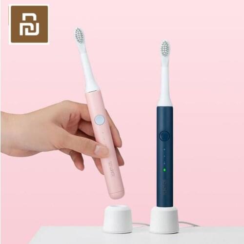 2colors Youpin SO WHITE Sonic Electric Toothbrush Deep Clean Teeth Small And Portable DuPont Bristle Inductive Charging