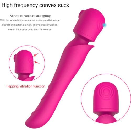 2in1 Suck and Blow Vibrator for Clitoris 18 Plus Adult Toys Multi-speed Vaginal Nipple Clitoris Stimulator Female Masturbator CI