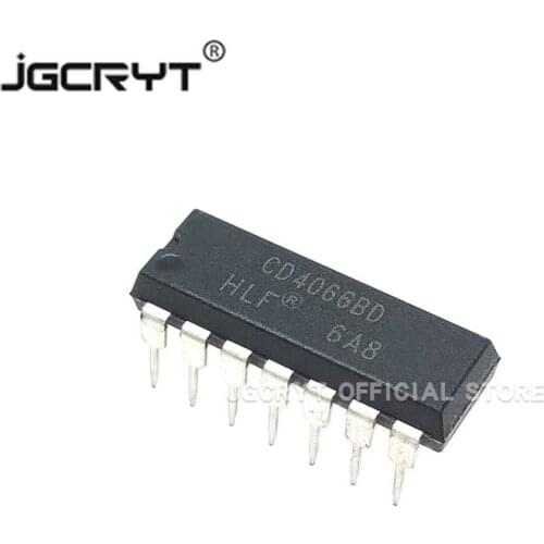 30Unids/lote The new CD4066 CD4066BE CD4066BD DIP-14 four-way analog switch