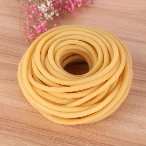 5mm*5/10m Outdoor Natural Latex Tube Stretch Elastic Slingshot Replacement Band Catapults Sling Rubber Free Shipping