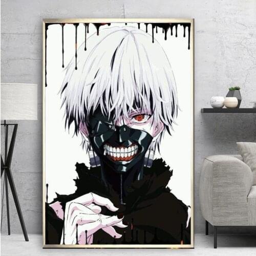 Diamond Painting Japanese Anime Tokyo Ghoul Full Square/Round Drill Diamond Embroidery Cartoon Cross Stitch Kids Festival Gift